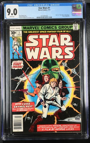CGC-graded 1977 Marvel comic (Star Wars - A New Hope)