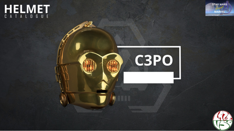 Helmet: C3PO