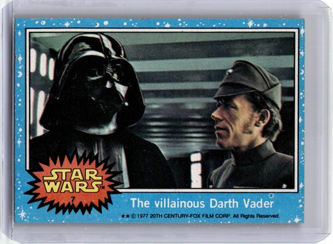 1977 TOPPS Star Wars series card (ungraded)