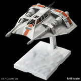 Kit model SWM BANDAI Star Wars 1/48 dan 1/144 Skala SnowSpeeder (2 dalam 1 set)