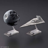 SWM BANDAI 1/2700000 scale Death Star II & 1/14500 scale Star Destroyer model kit